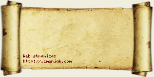 Danica Jakšić vizit kartica